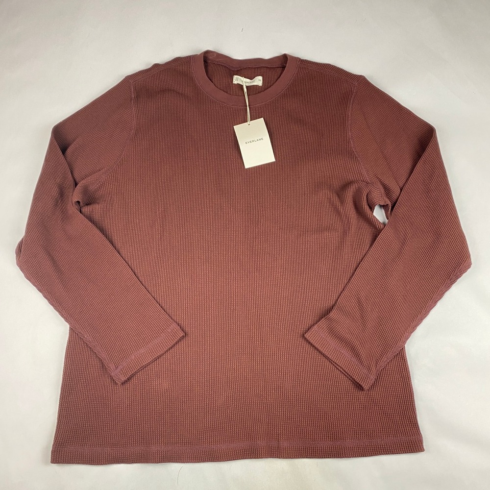 NWT Everlane Shirt Mens XXL Thermal Long Sleeve Waffle Knit